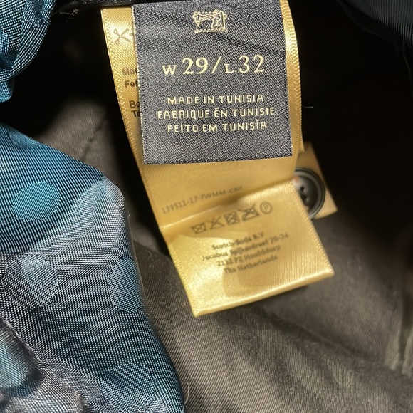 Scotch & Soda black velvet slacks // Stuart fit - Picture 5 of 5